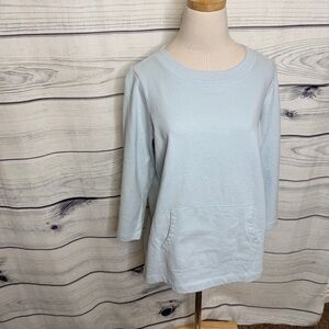 Eileen Fisher Light Blue organic cotton Sweatshirt